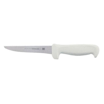 Extra Wide Stiff Boning Knife w/White Handle - 6-1/4" by Mundial – White, Model W5615-6 1/4