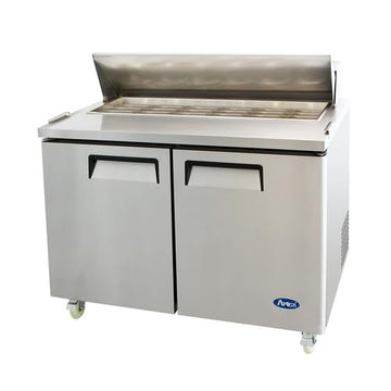 Commercial Mega Top Sandwich/Salad Refrigerated Prep Table by Atosa – 8.7 cu. ft., 8.7 cubic_feet, Stainless Steel, Model MSF3615GR