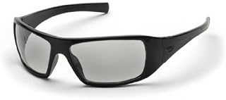 Pyramex SB5610DT Goliath Safety Glasses Black with Clear Anti-Fog Lens (12 Pair)