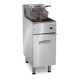 Floor Model Electric Fryer with 75 lb Capacity by Imperial – Stainless Steel, Model IFS-75-E