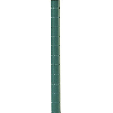Commercial Green Epoxy Wire Shelving Posts 54" - 4 Posts by L and J – 4, Metal, Green