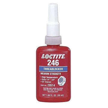 246 THREADLOCKER 50ML - 1EA by Loctite – One Size, Anaerobic Adhesive, Blue, Model 442-29514