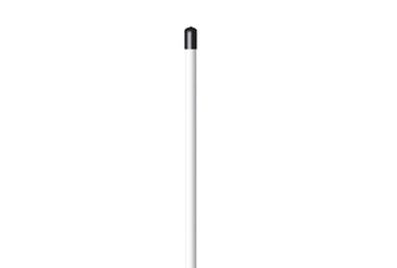 Industrial Safety Products Flagstaff Fiberglass Quick Disconnect Warning Whip by Checkers – 6 feet, Fiberglass, Black/White, Model FS6-QD-NF