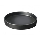 Hudson Black Melamine Plate 12" by CAL-MIL – Large, Melamine, Black, Model 22017-12-13