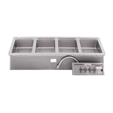 Wells Food Warmer top-mount(4) by WELLS VEHICLE ELECTRONICS – Stainless Steel, Model MOD-400TD