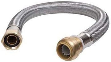 Sharkbite/Cash Acme U3068FLEX18LF 18-In. Stainless Steel Braided Water Heater Connector, Lead-Free, 1/2 x - Quantity 12