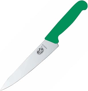 Victorinox 7.5" Chef’s Knife – High Carbon Stainless Steel Blade with Green Fibrox Handle
