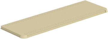 Lozier 30” Wide Contoured End Deck for Gondola Shelving Unit & Retail Display Shelves | Retail Display & Gondola Accessories | Durable Shelf Deck for Retail Stores | 30” W x 13” D Platinum