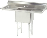 72" x 30" Single Fabricated Bowl Scullery Sink