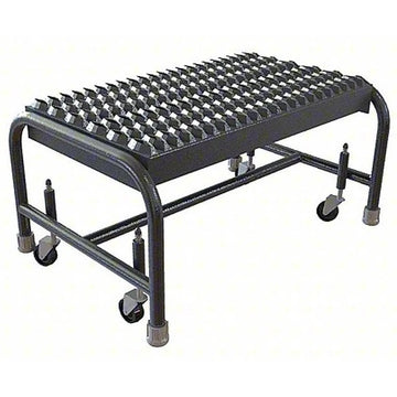 Tri-Arc Manufacturing Aluminum Step Stool, 350 lb. Capacity, Silver - 10"