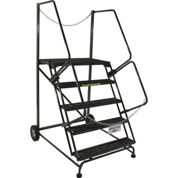 Ballymore SW-TA-5 Steel Stairway Slope Ladder, 450 lb. Capacity, Gray - 24"