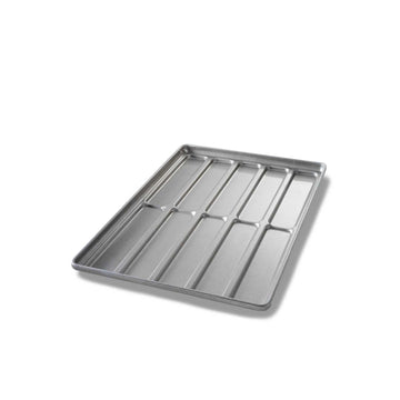 Chicago Metallic Aluminized Steel Bun Pan, 17 3/4" x 25 3/4", Silver - 1 3/8"