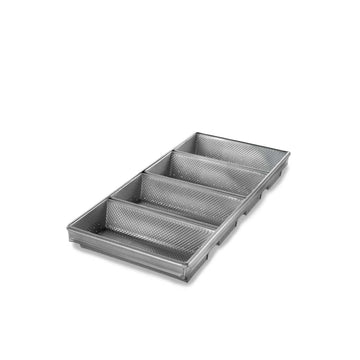 Chicago Metallic 41145 Aluminized Steel Bread Pan, 12 3/8" x 26 1/16", Silver - Default Title