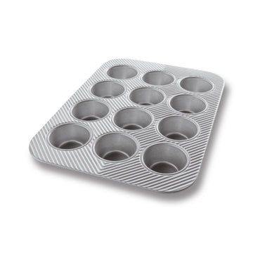 Chicago Metallic Aluminized Steel Muffin Pan, Standard, Silver - 15 3/4"