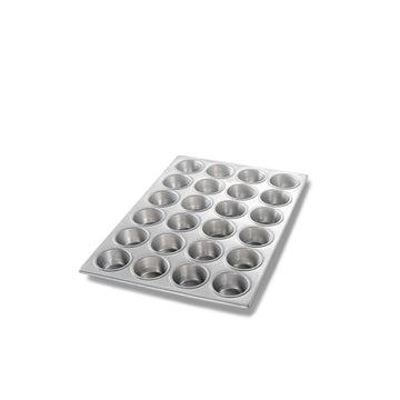Chicago Metallic Aluminum Muffin Pan, Standard, Silver - Glazed Aluminum
