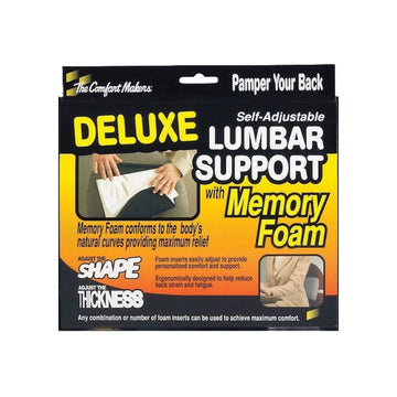 Master Caster 92061 Memory Foam Cushion, 12 1/2" Wide, Black - Default Title