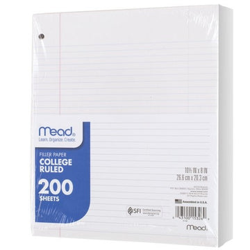 Mead 17208 Paper, 8 1/2" x 11", White - Default Title