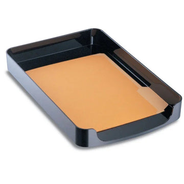Officemate 22202 Plastic Desk Organizer, 13 5/8" Wide, Black - Default Title