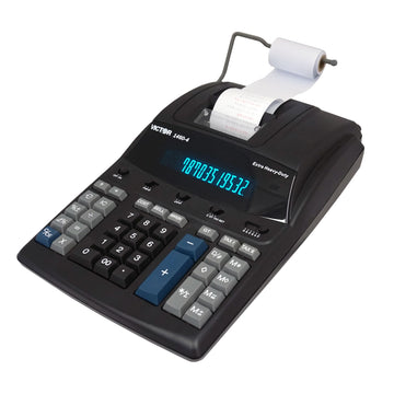 Victor 1460-4 Printing Calculator, 8 1/2" Wide, Black - Default Title