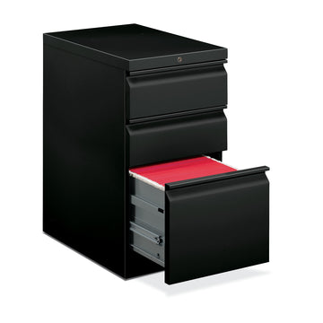 HON H33723R.L.P Filing Cabinet, 15" Wide, Black - Default Title