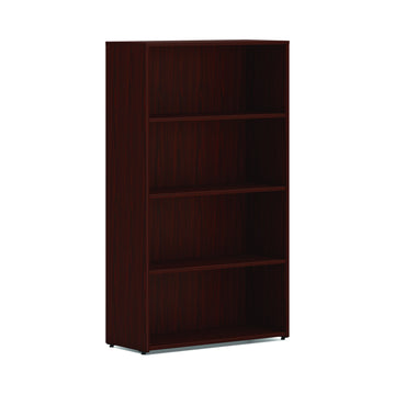HON HLPLBC3013B4 Woodgrain Laminate Bookcase, 30" Wide - Mahogany