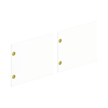 HON HLPLDR72LM.LPW1 Laminate Door, 17 7/8" Wide, White, 2/Set - Default Title