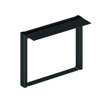 HON HLPLOS10 Metal Support Leg, 10 1/2" High, 2/Pack - Black