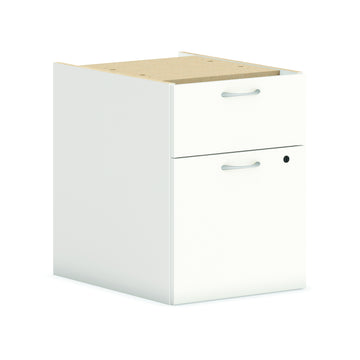 HON HLPLPHBF.LPW1 Laminate Hanging Pedestal, 15" Wide, White - Default Title
