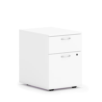 HON HLPLPMBF.LPW1 Laminate Mobile Pedestal, 15" Wide, White - Default Title