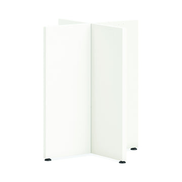 HON HLPLTBL36BASE.LPW1 Laminate X-Base, 23 13/16" Wide, White - Default Title