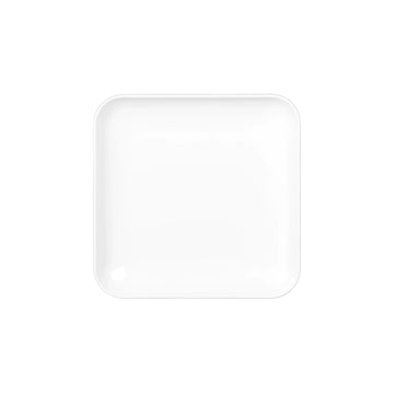 Elite Global Solutions M1325SQ Classics Melamine Platter, 13 1/4" x 13 1/4" - White