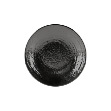 Elite Global Solutions D10RR Pebble Creek Melamine Plate, 10" Diameter, 6/Case - Black