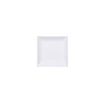 Elite Global Solutions D77SQ-AUB Squared Melamine Plate, 7" x 7", Brown, 6/Case - Default Title