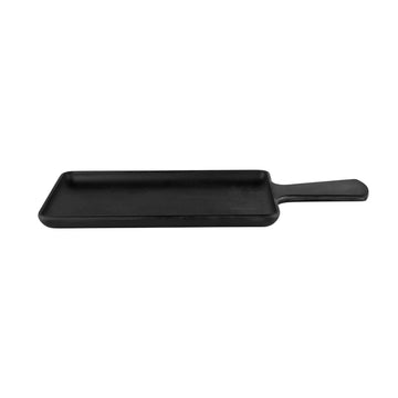 Elite Global Solutions ECO10346RCFP Greenovations Melamine Serving Board, 6" x 10 3/4", 6/Case - Black