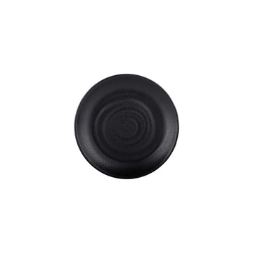 Elite Global Solutions Zen Black Melamine Plate, 6/Case - 6 1/4"
