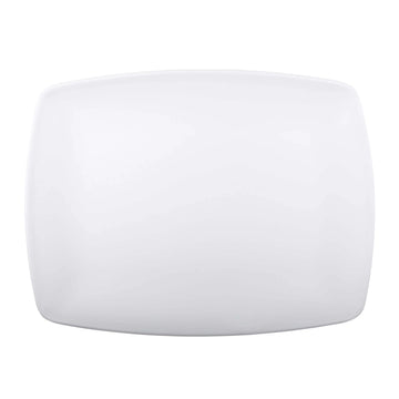 Elite Global Solutions JW7315 Zen Melamine Platter, 11 3/8" x 14 7/8", 6/Case - White