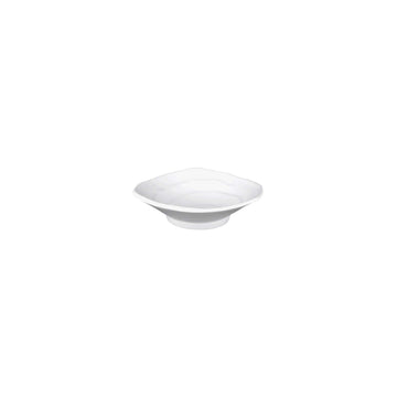 Elite Global Solutions JWT64 Zen Black Melamine Plate, 5 1/8" x 5 1/8", 6/Case - White