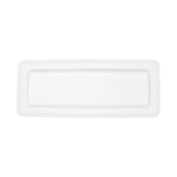 Elite Global Solutions M177RC Venetian Melamine Tray, 7" x 17" - White