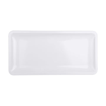 Elite Global Solutions Olympus Melamine Platter, 9" Wide, White - 18"
