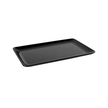 Elite Global Solutions M2011RC Belize Melamine Tray, 11" x 20" - Black