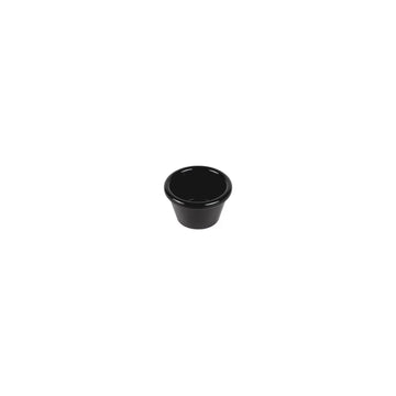 Elite Global Solutions R15SM Rio Melamine Ramekin, 1.5 oz., 6/Case - Black