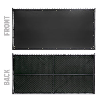 FenceScreen 400-50 PVC Privacy Screen, 50' Long, Blue - 4'