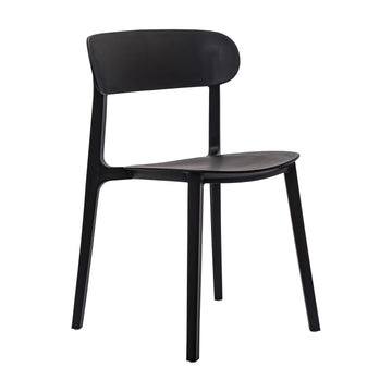 Flash Furniture DHF-340-APP Dover Chair, 19" Wide - Black