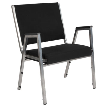 Flash Furniture XU-DG Chair, 26 1/2" Wide, Black - Arm Chair Contemporary Solid Back