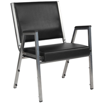 Flash Furniture XU-DG Chair, 26 1/2" Wide, Black - Arm Chair Contemporary Solid Back