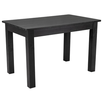 Flash Furniture XA-F Table, 30" High, Black - 46"
