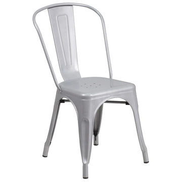 Flash Furniture CH-31230-SIL-GG Chair, 18" Wide - Default Title