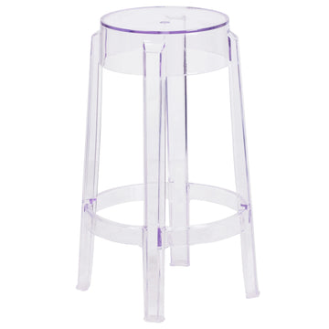Flash Furniture FH-118 Stool, Clear - 13"