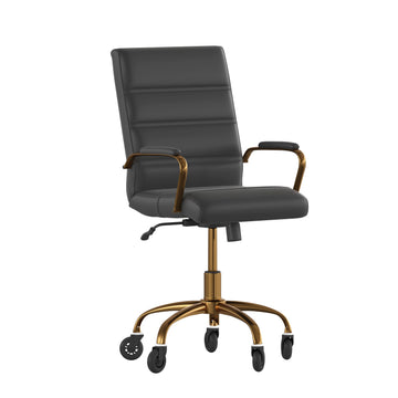 Flash Furniture GO-2286M Camilia Office Chair, 23" Wide - Black