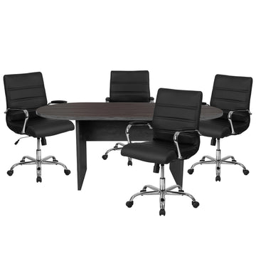 Flash Furniture BLN Chair Set, 4 Chairs - Executive